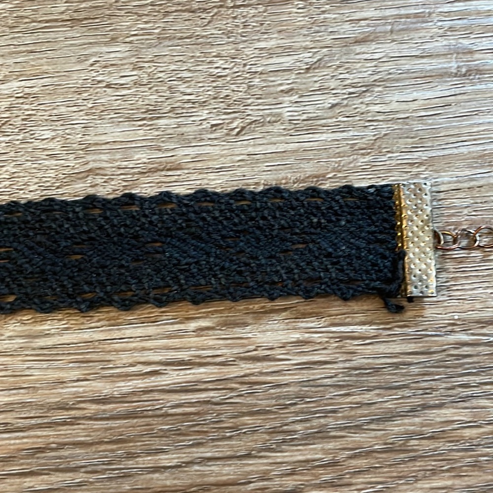 Charming Charlie Black Lace Choker Necklace - Picture 6 of 7